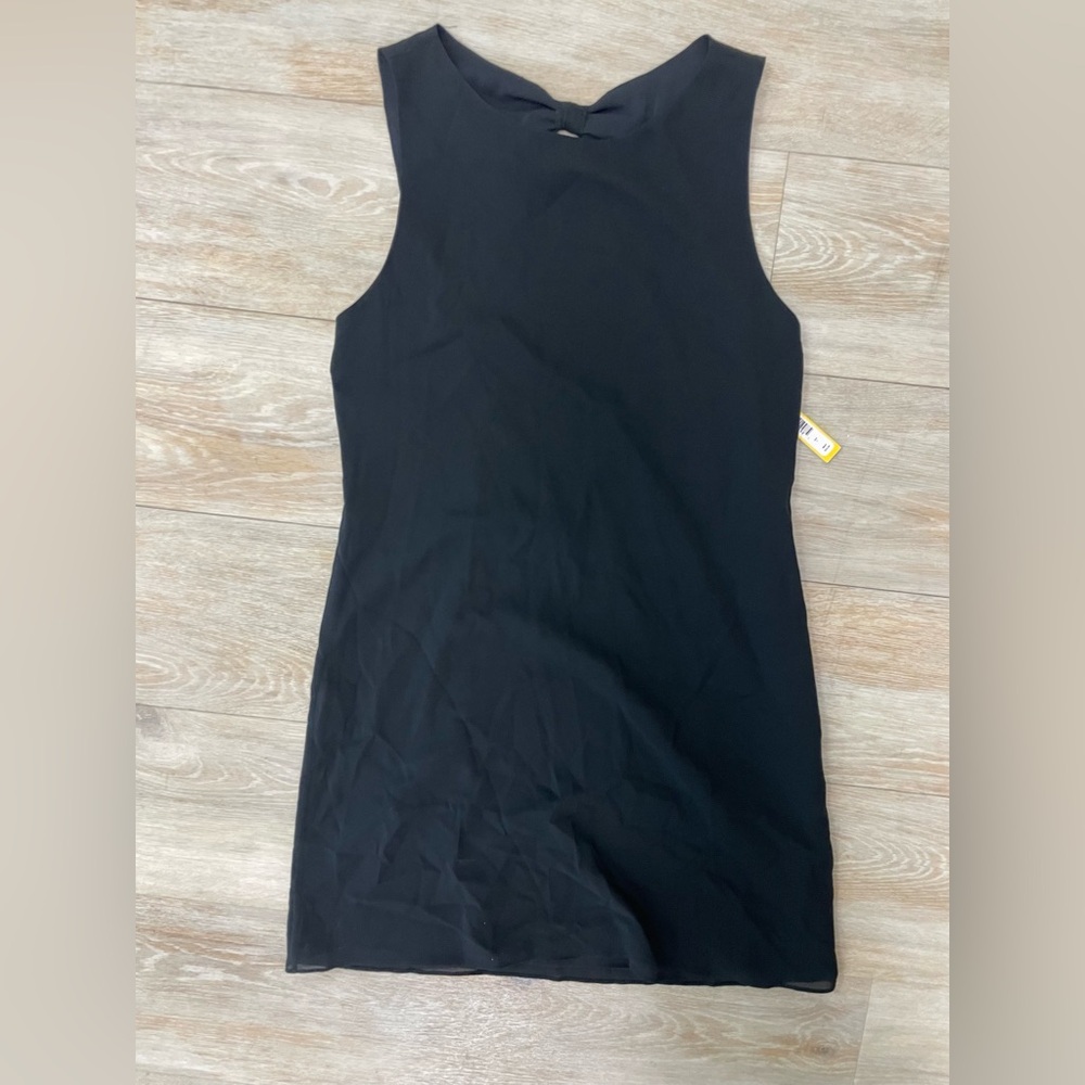 ALICE AND OLIVIA Trina Black Bow Back Dress size S